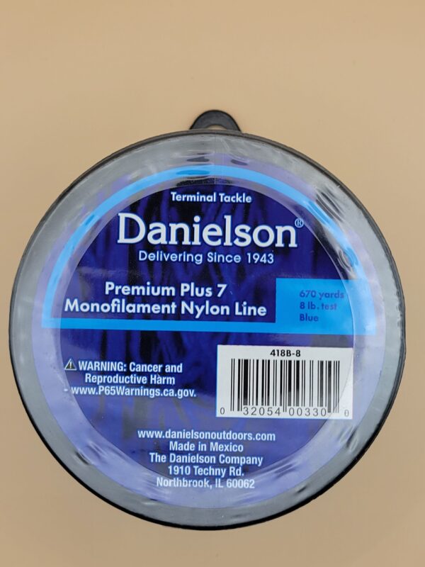 Danielson Plus 7 monofilament 4lb 900yd blue