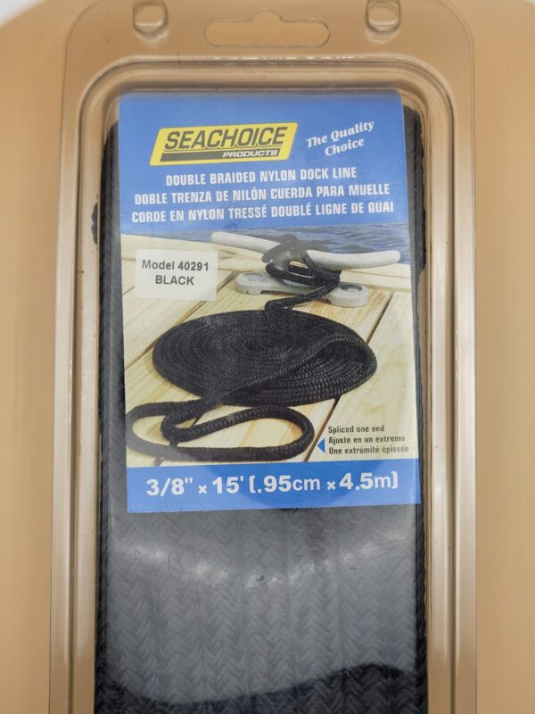 Sea Choice  double braided dock line 15ft