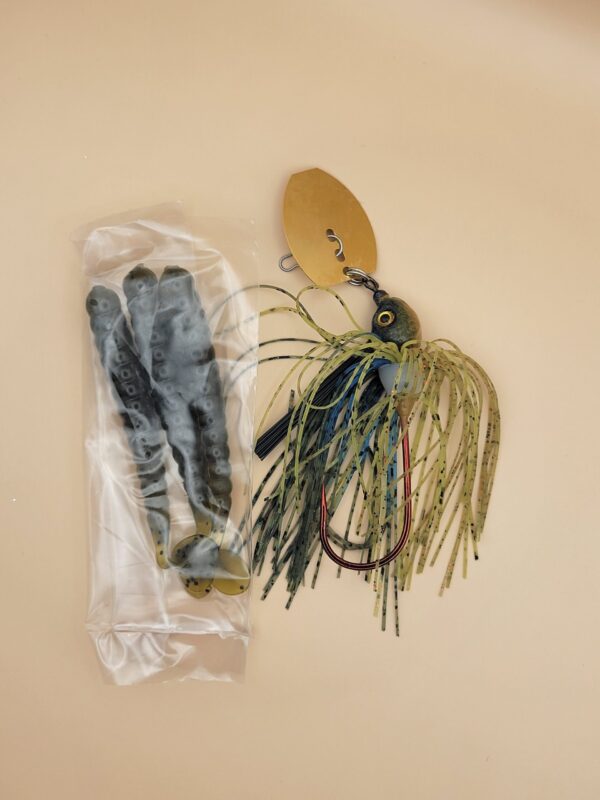 Sandy Shaker Chatterbait 1/2oz Blazin Bug (with Trailers)  From The Original Billy Phillips Lures