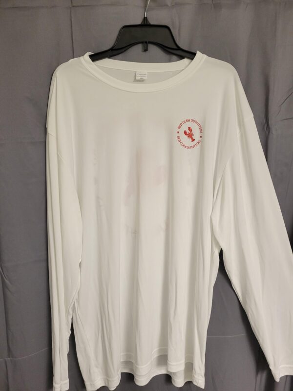 Sport-Tek Long Sleeve Tee White Medium RCO Logo - Image 2