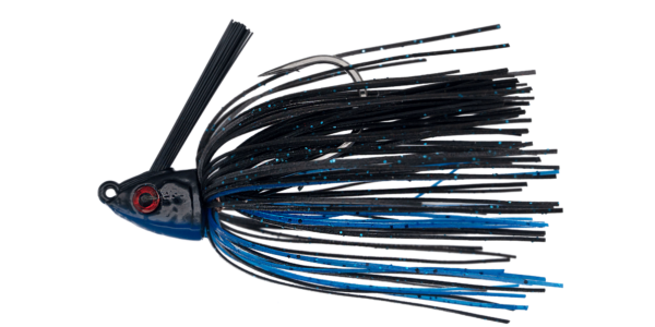 Big Bite Baits Real Deal Deflection Swim Jig 1/2oz Black/Blue