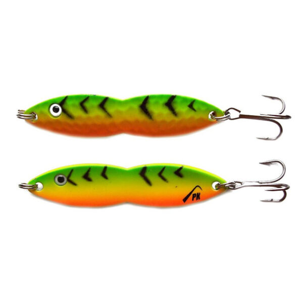 PK Lures Flutter Fish 1/4 Oz Red Tiger Glow